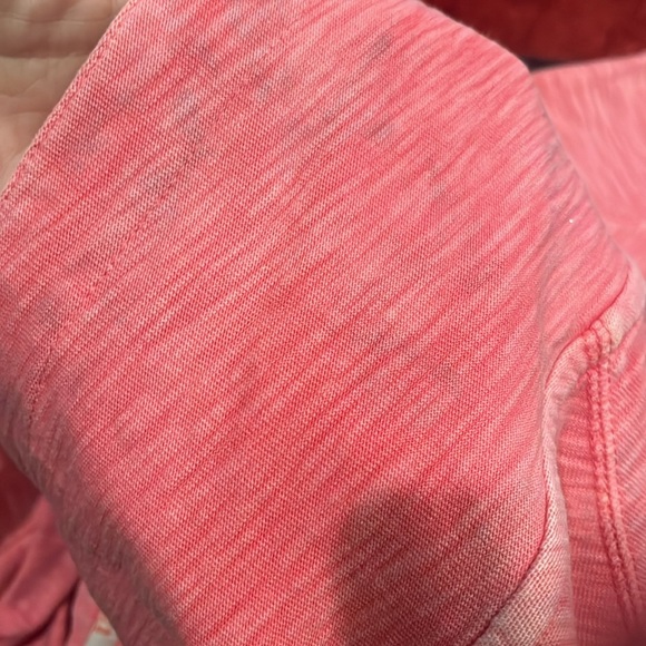 Tommy Bahama tunic styled cowl neck zip up sweatshirt hot pink size large - Picture 15 of 15